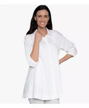 Женская туника Compliment из хлопкового поплина Stella Carakasi, белый