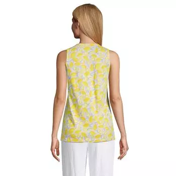 Женская туника-майка с отделкой крючком Lands End Lands' End
