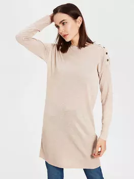 Женская туника с круглым вырезом LCWAIKIKI Classic