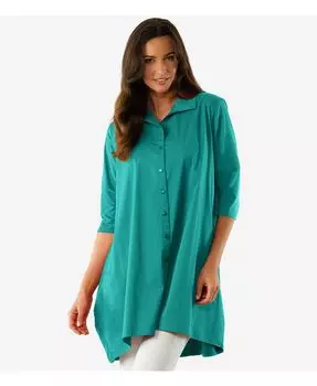 Женская туника Tiburon Icon из хрустящего хлопкового поплина и эластичного модала Джерси Stella Carakasi, цвет Mosaic