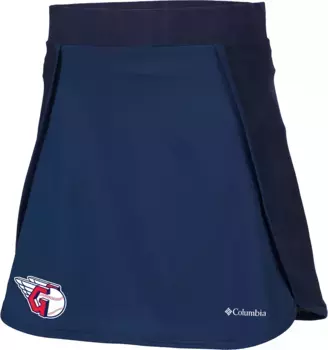 Женская юбка Columbia Cleveland Guardians Omni-Wick Up Next, темно-синий