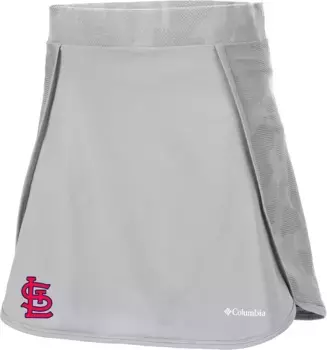 Женская юбка Columbia St. Louis Cardinals Omni-Wick Up Next, серый