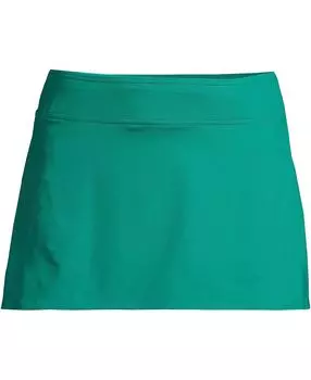 Женская юбка для плавания больших размеров с контролем живота, плавки для плавания Lands' End