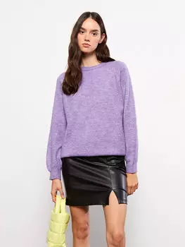 Женская юбка из гладкой кожи LCW Casual