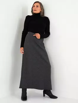 Женская юбка из ткани понте с эластичной резинкой на талии LCW Grace
