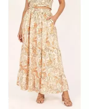 Женская юбка макси с леопардовым принтом Petal and Pup