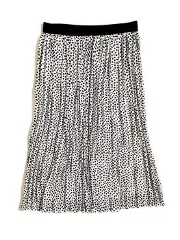 Женская юбка миди из шифона с принтом «брызги» черного и белого цветов Rachel Zoe