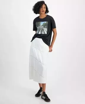 Женская юбка-миди с кружевной отделкой And Now This, слоновая кость