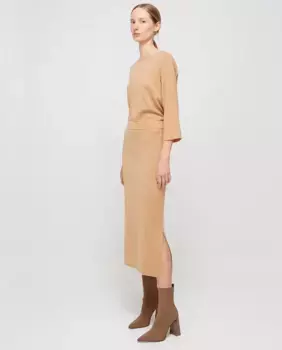 Женская юбка миланского стежка Escorpion, коричневый