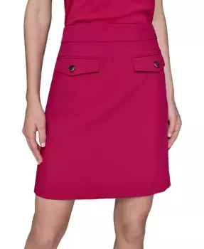 Женская юбка с накладными карманами KARL LAGERFELD PARIS, розовый