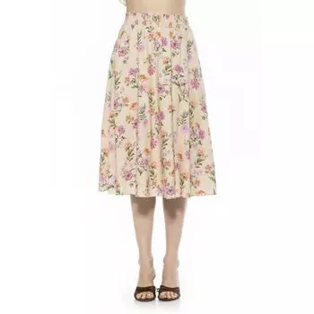 Женская юбка с присборенным поясом Alexia Admor, цвет pink floral