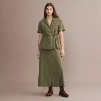 Женская юбка сафари Verhunt, зеленый