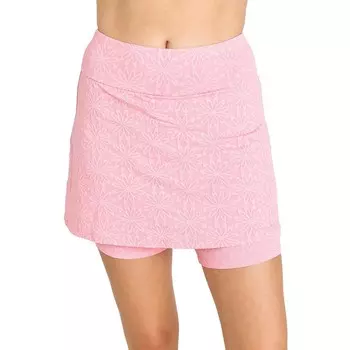 Женская юбка-трапеция для плавания Calypsa LLC, цвет Primrose Pink Textured