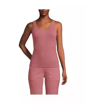 Женская ударопрочная майка на бретелях Lands' End, красный