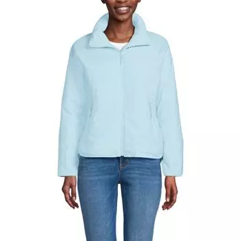 Женская удлинённая утеплённая куртка Wanderfree Lands' End, цвет sunwashed blue