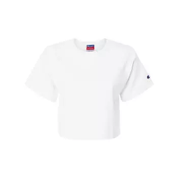 Женская укороченная футболка Champion Heritage Jersey, белый