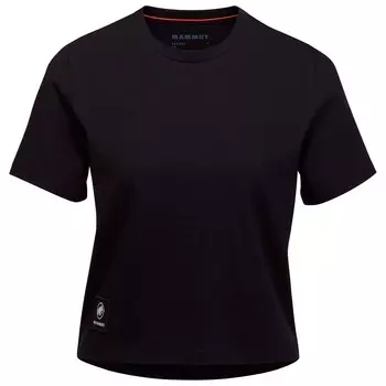 Женская укороченная футболка Massone с нашивкой Mammut Massone T-Shirt Cropped Patch, черный