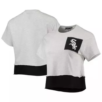 Женская укороченная футболка Refried Apparel Heathered Grey Chicago White Sox
