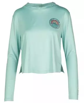 Женская укороченная футболка с капюшоном Sun Rays Wavy Days Salt Life, синий