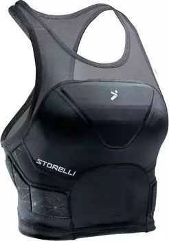 Женская укороченная футболка Storelli Sports BodyShield Soccer, черный