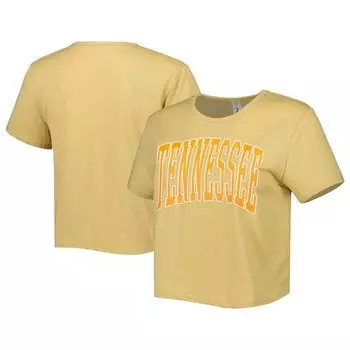 Женская укороченная футболка ZooZatz Tan Tennessee Volunteers Core Fashion
