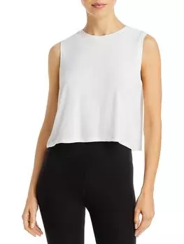 Женская укороченная майка для тренировок SPLITS59, белый