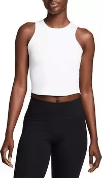Женская укороченная майка Nike One Fit Dri-FIT, белый