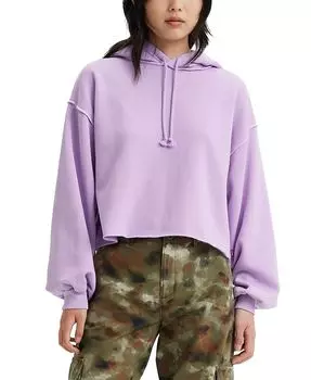 Женская укороченная толстовка Palo Alto Blouson с рукавами Levi's, фиолетовый