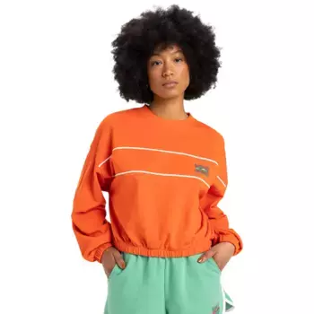 Женская укороченная толстовка Quiksilver, оранжевый