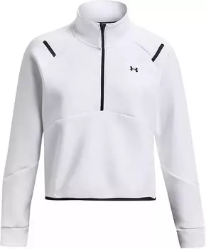 Женская укороченные флисовые толстовка Under Armour с молнией 1/4