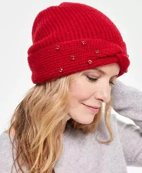 Женская украшенная шапка I.N.C. International Concepts, черный