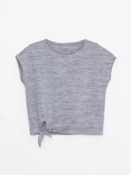 Женская уличная футболка с круглым вырезом и коротким рукавом с принтом LCW OUTDOOR