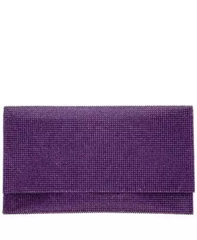 Женская универсальная рубашка с кристаллами Nina, фиолетовый