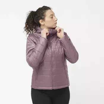 Женская утепленная куртка Outline Hd Insul Jkt W Salomon, цвет Berenjena