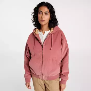 Женская вельветовая стеганая толстовка на молнии Alpine Design, цвет Sedona Clay