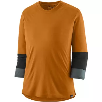 Женская велосипедка из мериноса с длинным рукавом 3/4 Patagonia, коричневый