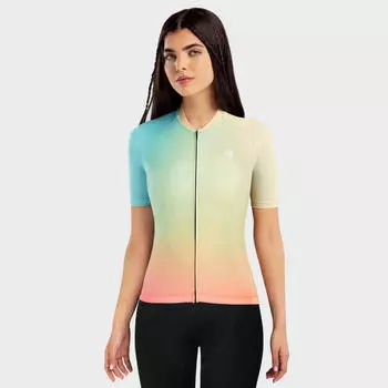 Женская велосипедная майка с короткими рукавами для M2 Angles SIROKO желтая