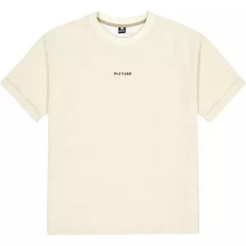 Женская велюровая футболка Kiarra Picture, бежевый