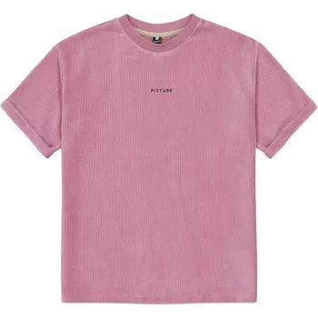 Женская велюровая футболка Kiarra Picture, розовый