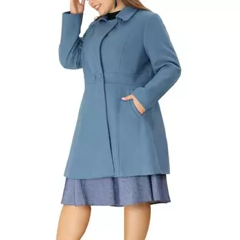 Женская верхняя одежда больших размеров с затянутой талией, зимнее длинное пальто Agnes Orinda