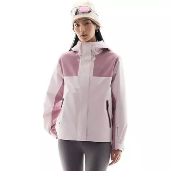 Женская ветровка Anta Outdoor Collection, водонепроницаемая, ветрозащитная, дышащая, цветочно-розовый