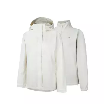 Женская ветровка Anta Variety Training Collection, цвет ванильный бежевый/меловой
