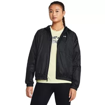 Женская ветровка с молнией во всю длину Under Armour Rival, черный