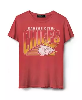 Женская винтажная футболка NFL Kansas City Chiefs от Junk Food Clothing, черный
