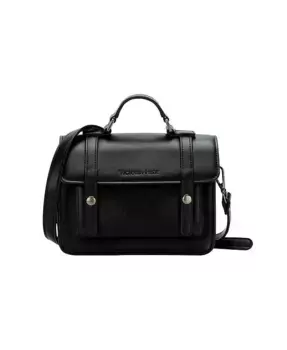 Женская винтажная сумка-почтальон через плечо из натуральной кожи Victoria Hyde Cambridge Victoria Hyde London, черный