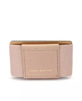 Женская визитница из кожи телесного цвета Pedro Miralles