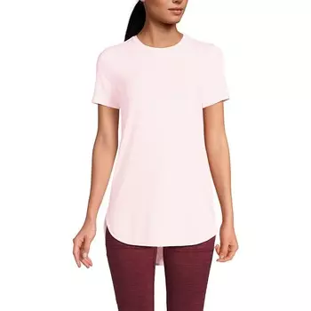 Женская влагоотводящая туника Lands End UPF 50 Lands' End, цвет Rose White Pinstripe