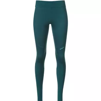 Женская внутренняя часть: колготки из чистого мериноса Bergans, зеленый