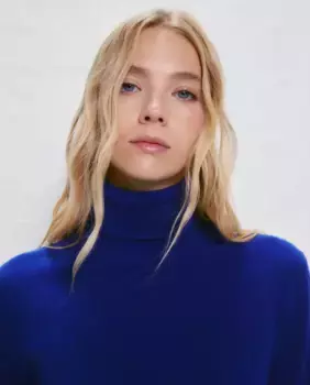 Женская водолазка из шерсти с кашемиром Easy Wear, цвет 440 Azuln