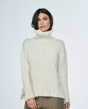 Женская водолазка с люрексом & Me Unlimited, цвет Natural